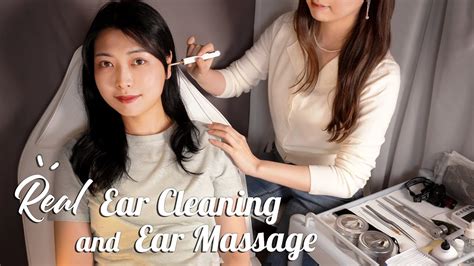 asmr ear to ear massage|real ear cleaning asmr.